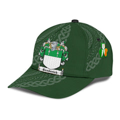 Clan Broderick Coat Of Arms - Irish Family Crest St Patrick's Day Classic CapJD68 Classic Cap - Broderick Coat Of Arms St Patrick's Day Classic Cap Irish Cap