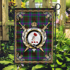 Clan Brodie Hunting Modern Tartan Crest Garden Flag - Celtic Thistle EY11 Clan Brodie Tartan Today