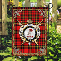 Clan Brodie Modern Tartan Crest Garden Flag - Celtic Thistle FE46 Clan Brodie Tartan Today