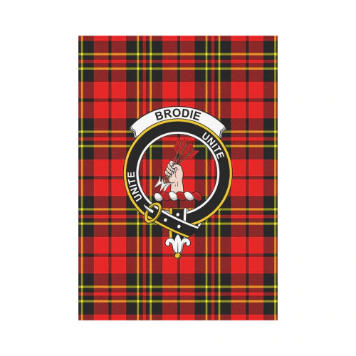 Clan Brodie Modern Tartan Crest Garden Flag KC38 Clan Brodie Tartan Today