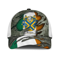 Clan Brogan Coat Of Arms - Irish Family Crest Classic Cap EL80 Brogan Coat Of Arms Irish Cap