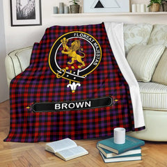 Clan Broun Family Tartan Crest BlanketsKD16 Clan Brown / Broun Tartan Today