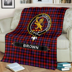 Clan Broun Family Tartan Crest BlanketsKD16 Clan Brown / Broun Tartan Today