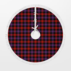 Clan Broun Modern Tartan Christmas Tree Skirt EN25 Broun Modern Tartan Tartan Christmas