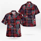 Clan Broun Tartan Scottish Lion Hawaiian Shirt EZ70 Broun Tartan Tartan Hawaii Shirt