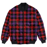 Clan Brown Modern Tartan Bomber Jacket VV53 Brown Modern Tartan Tartan Bomber Jacket
