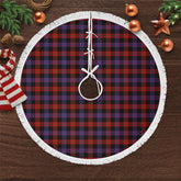 Clan Brown Modern Tartan Christmas Tree Skirt NS98 Brown Modern Tartan Tartan Christmas