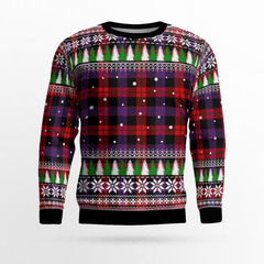Clan Brown Modern Tartan Christmas Ugly Sweater PC51 Brown Modern Tartan Tartan Ugly Sweater