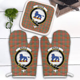 Clan Bruce Ancient Tartan Crest Oven Mitt And Pot Holder (2 Oven Mitts + 1 Pot Holder) KF67 Clan Bruce Tartan Today