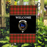 Clan Bruce Tartan Crest Black Garden Flag SW42 Clan Bruce Tartan Today