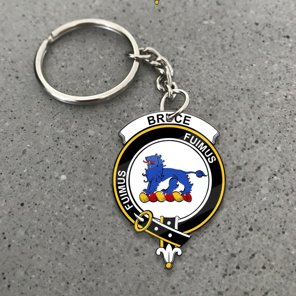 Clan Bruce Tartan Crest Keychain WM58 Clan Bruce Tartan Today