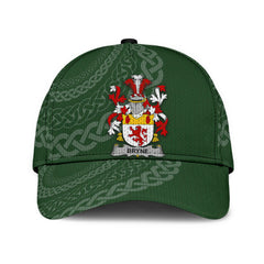 Clan Bryne Coat Of Arms - Irish Family Crest St Patrick's Day Classic CapFE64 Classic Cap - Bryne Coat Of Arms St Patrick's Day Classic Cap Irish Cap