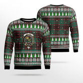 Clan Buchan Ancient Crest Tartan Christmas Ugly Sweater JT15 Buchan Ancient Crest Tartan Tartan Ugly Sweater