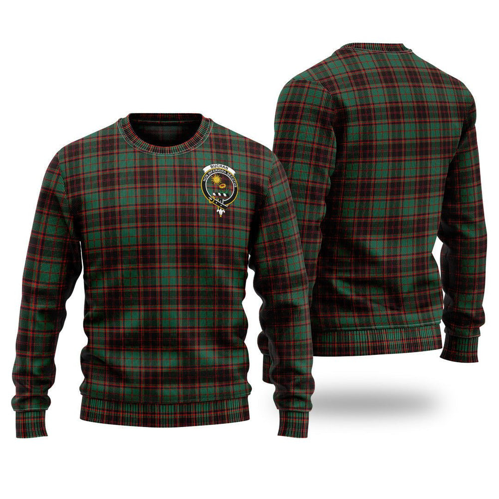Clan Buchan Ancient Tartan Christmas Ugly Sweater EK39 Buchan Ancient Tartan Tartan Sweater