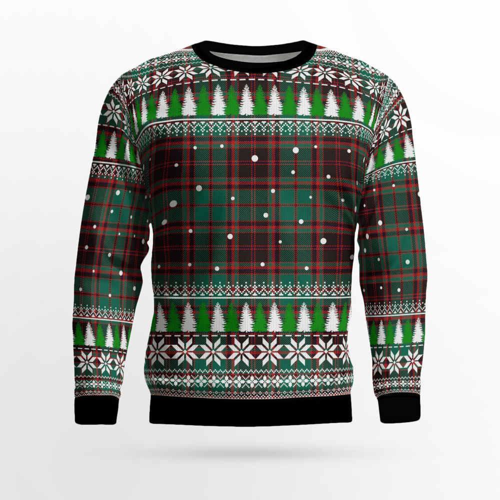Clan Buchan Ancient Tartan Christmas Ugly Sweater OK33 Buchan Ancient Tartan Tartan Ugly Sweater