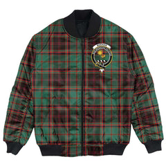 Clan Buchan Ancient Tartan Crest Bomber Jacket KC95 Buchan Ancient Tartan Tartan Bomber Jacket