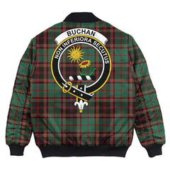 Clan Buchan Ancient Tartan Crest Bomber Jacket KC95 Buchan Ancient Tartan Tartan Bomber Jacket