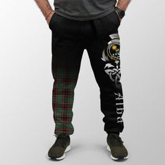 Clan Buchan Ancient Tartan Crest Jogger Sweatpants Alba Celtic Style US51 Clan Buchan Tartan Today