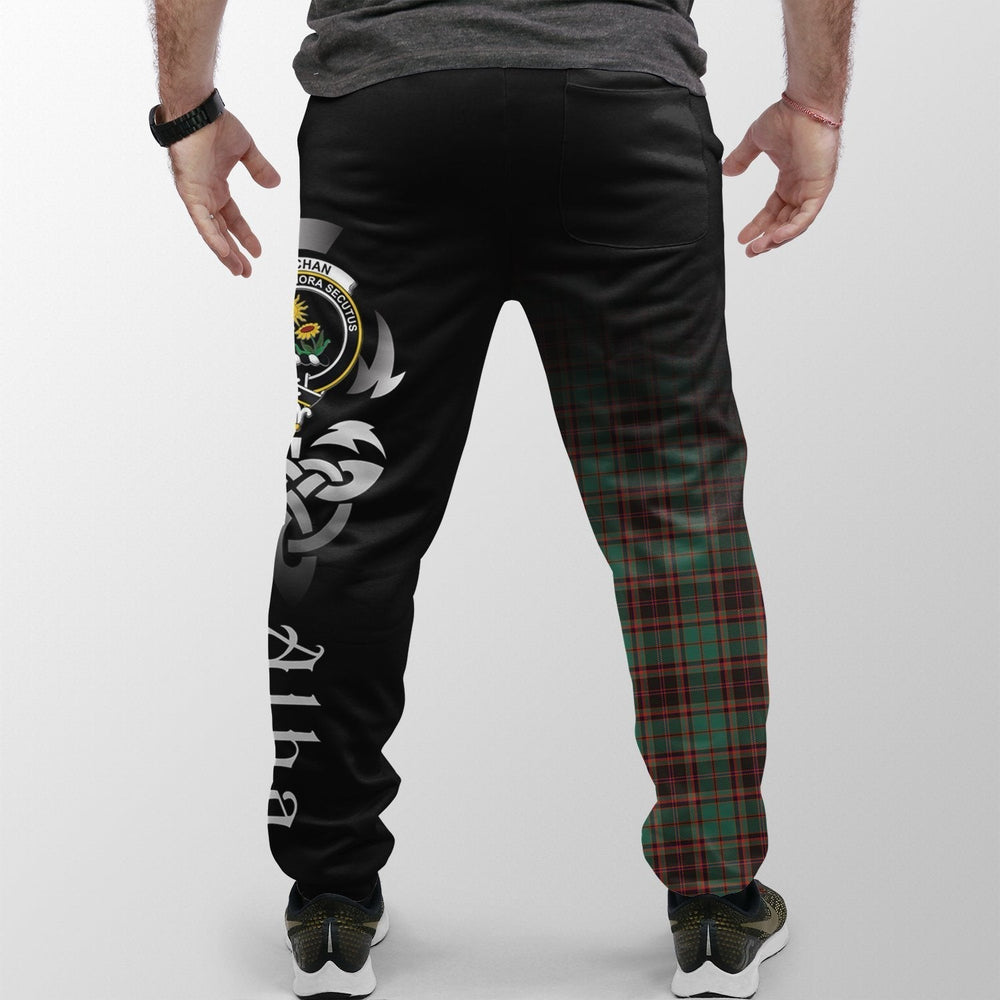 Clan Buchan Ancient Tartan Crest Jogger Sweatpants Alba Celtic Style US51 Clan Buchan Tartan Today
