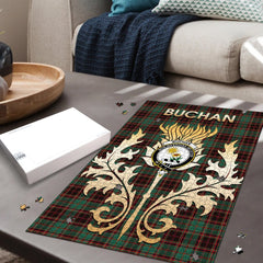 Clan Buchan Ancient Tartan Crest Thistle Jigsaw Puzzles Gift For Family BA23 Clan Buchan Tartan Today