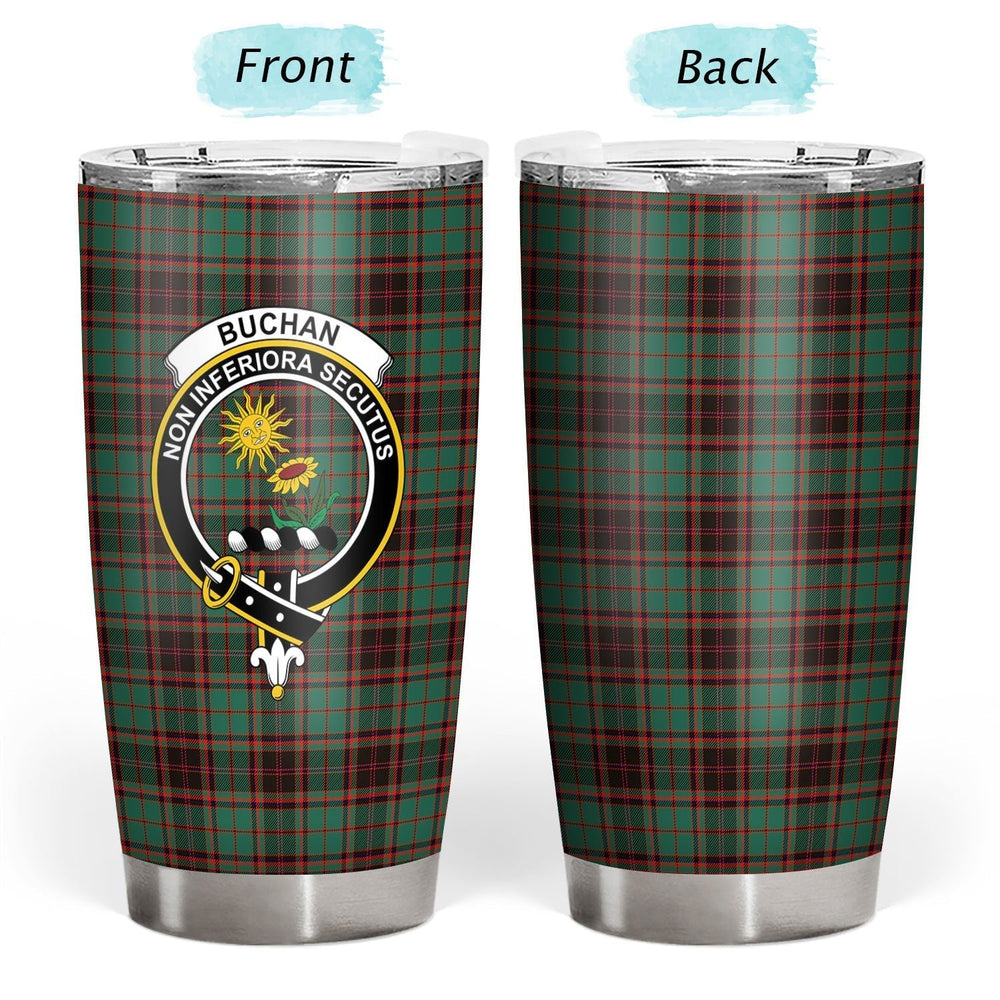 Clan Buchan Ancient Tartan Crest Tumbler HK81 Clan Buchan Tartan Today