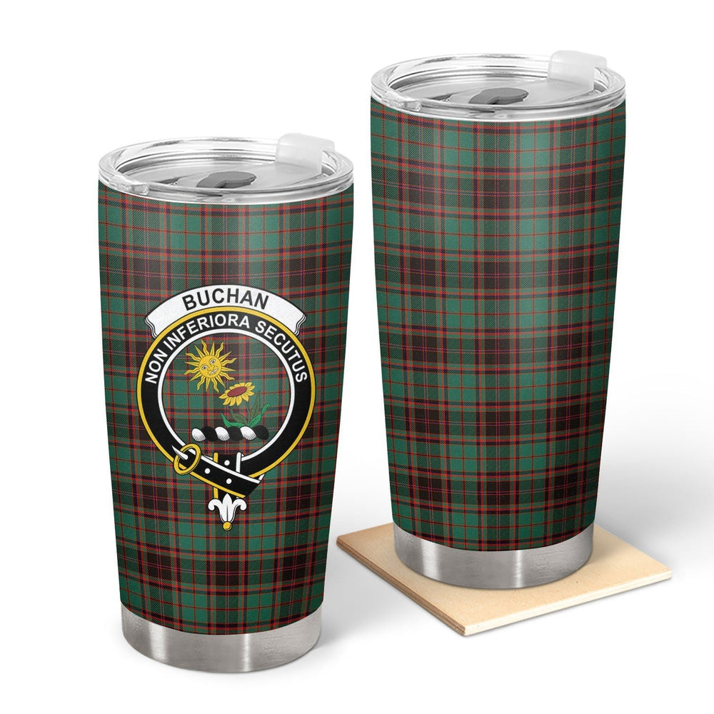 Clan Buchan Ancient Tartan Crest Tumbler HK81 Clan Buchan Tartan Today