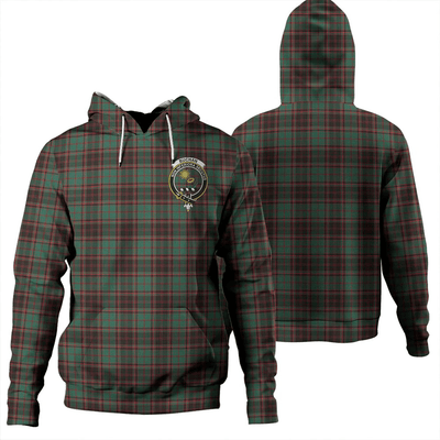 Clan Buchan Ancient Tartan Hoodie Crest