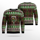 Clan Buchan Modern Crest Tartan Christmas Ugly Sweater RX42 Buchan Modern Crest Tartan Tartan Ugly Sweater