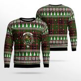 Clan Buchan Modern Crest Tartan Christmas Ugly Sweater VC18 Buchan Modern Crest Tartan Tartan Ugly Sweater