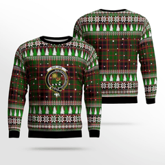 Clan Buchan Modern Crest Tartan Christmas Ugly Sweater VC18 Buchan Modern Crest Tartan Tartan Ugly Sweater