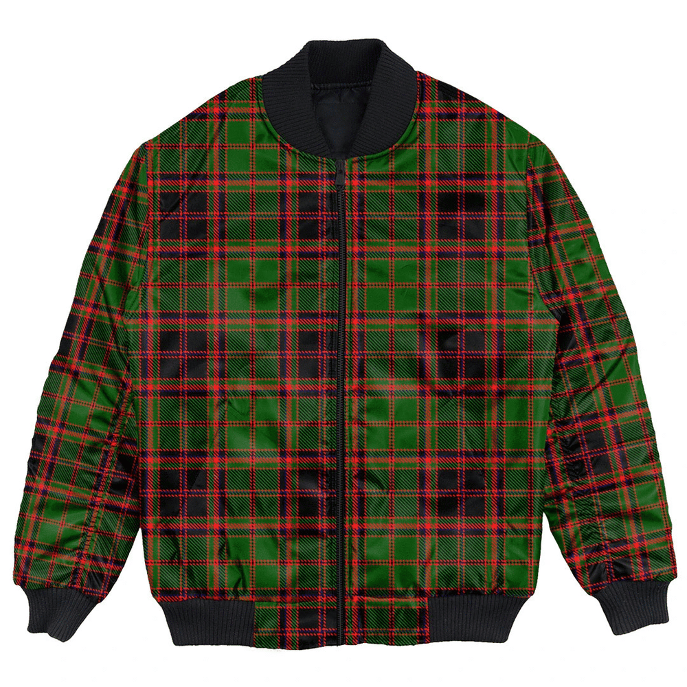 Clan Buchan Modern Tartan Bomber Jacket KY87 Buchan Modern Tartan Tartan Bomber Jacket