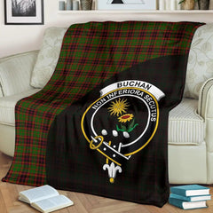 Clan Buchan Modern Tartan Crest Blanket Wave Style BH90 Clan Buchan Tartan Today