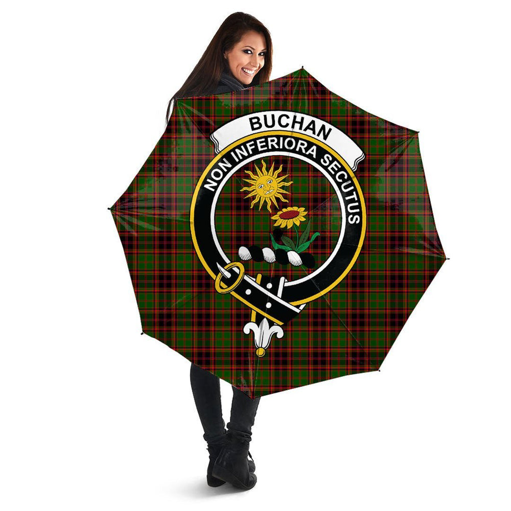 Clan Buchan Modern Tartan Crest Umbrella MA60 Clan Buchan Tartan Today