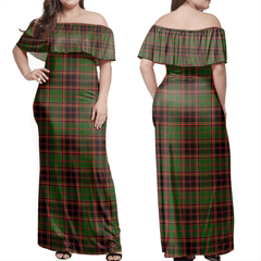 Clan Buchan Modern Tartan Hawaii Dress SE65 Clan Buchan Tartan Hawaii Dress