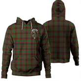 Clan Buchan Modern Tartan Hoodie Crest QVRUDEZA-1 Buchan Modern Tartan Hoodies