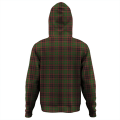 Clan Buchan Modern Tartan Hoodie Crest QVRUDEZA-1 Buchan Modern Tartan Hoodies