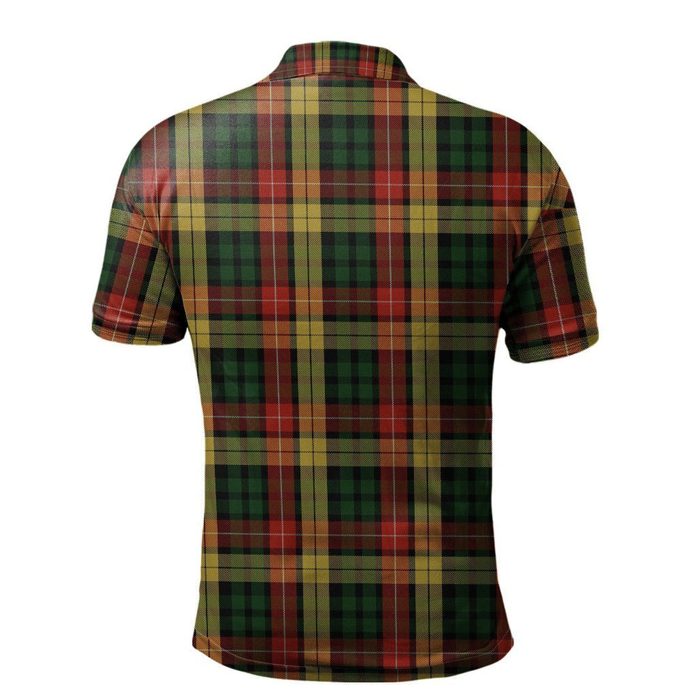 Clan Buchanan 01 Tartan Polo Shirt EL68 Buchanan 01 Tartan Tartan Polo
