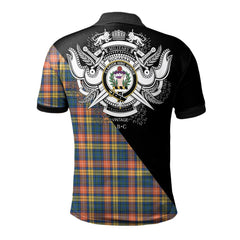 Clan Buchanan Ancient Clan - Military Polo Shirt WV98 Buchanan Ancient Tartan Tartan Polo