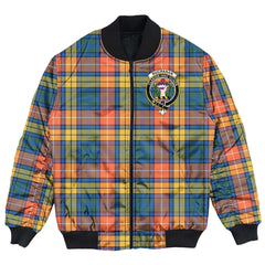 Clan Buchanan Ancient Tartan Crest Bomber Jacket AQ74 Buchanan Ancient Tartan Tartan Bomber Jacket