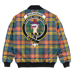 Clan Buchanan Ancient Tartan Crest Bomber Jacket AQ74 Buchanan Ancient Tartan Tartan Bomber Jacket