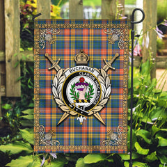 Clan Buchanan Ancient Tartan Crest Garden Flag - Celtic Thistle YZ79 Clan Buchanan Tartan Today