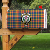Clan Buchanan Ancient Tartan Crest Mailbox ET14 Clan Buchanan Tartan Today