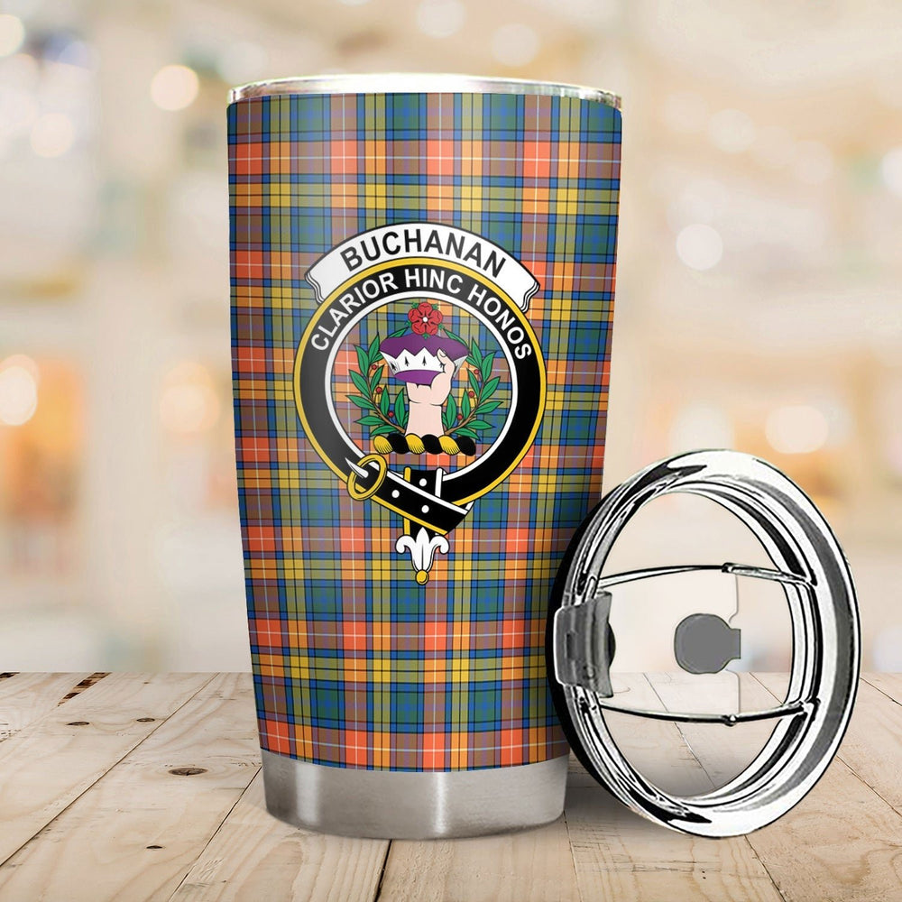 Clan Buchanan Ancient Tartan Crest Tumbler VM43 Clan Buchanan Tartan Today