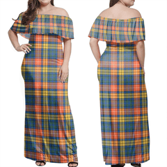 Clan Buchanan Ancient Tartan Hawaii Dress NB38 Clan Buchanan Tartan Hawaii Dress
