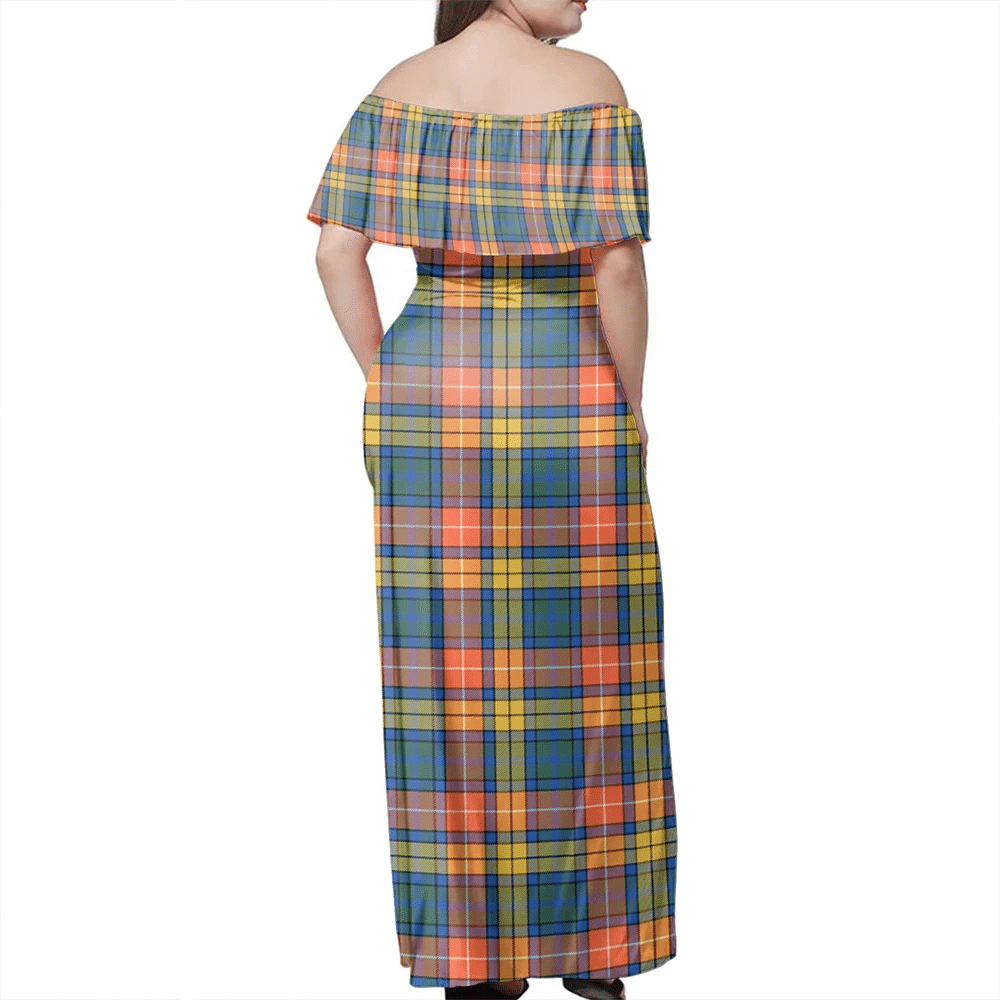 Clan Buchanan Ancient Tartan Hawaii Dress NB38 Clan Buchanan Tartan Hawaii Dress