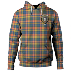 Clan Buchanan Ancient Tartan Hoodie Crest WRCEXOUM-1 Buchanan Ancient Tartan Hoodies