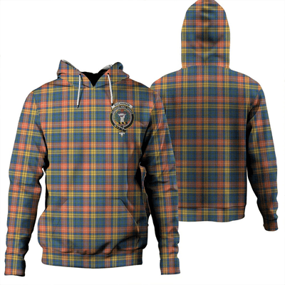 Clan Buchanan Ancient Tartan Hoodie Crest
