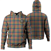 Clan Buchanan Ancient Tartan Hoodie Crest WRCEXOUM-1 Buchanan Ancient Tartan Hoodies