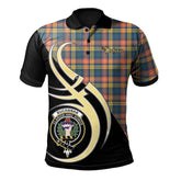 Clan Buchanan Ancient Tartan Polo Shirt - Believe In Me Style QP37 Buchanan Ancient Tartan Tartan Polo