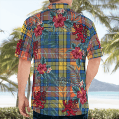 Clan Buchanan Ancient Tartan Scottish Lion Hawaiian Shirt XE35 Buchanan Ancient Tartan Tartan Hawaii Shirt